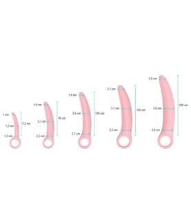 Set dilatator vaginal INTIMICHIC SILICONE DILATOR 5PCS